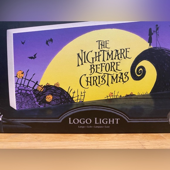 Disney Tim Burton’s The Nightmare Before Christmas Logo Light Made By Paladone - Picture 5 of 7